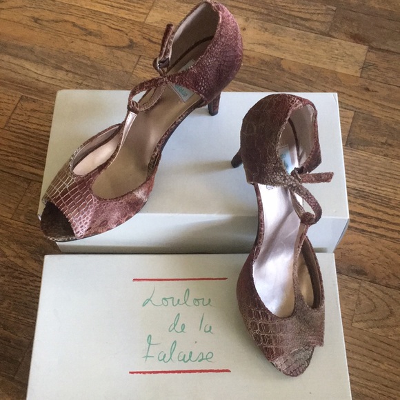 Lou Lou de la Falaise peep toe pumps - Picture 10 of 11